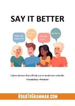 Preview of Say It Better - Expand Your Vocabulary (for ESL Learners)