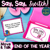 Say, Say, Switch! Mixer-Style End of the Year Game for Ele
