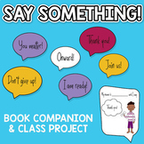 Say Something! activities (Peter H. Reynolds) - Book compa