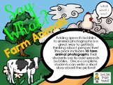Say What? Farm Animals - Short Story Writing and Speech Bubbles