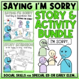 Saying I'm Sorry - Social Story Unit with Visuals, Vocabul