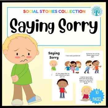 Preview of Saying Sorry Social Story