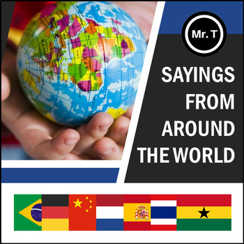 Preview of Sayings from Around the World - Idioms Lesson