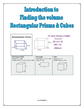 Preview of Scaffolded Cornell notes Introducing Volume