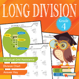 Scaffolded Long Division Worksheets Grade 4