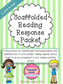 Preview of Scaffolded Reading Response Packet