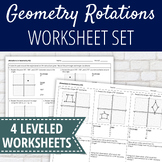 Scaffolded Rotations in Geometry Worksheets