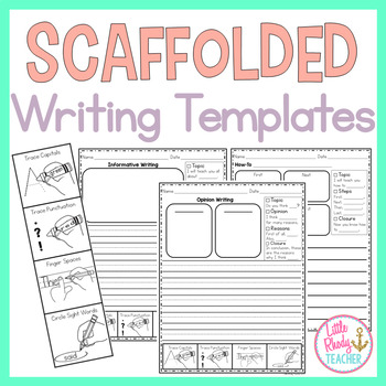 Preview of Scaffolded Writing Templates