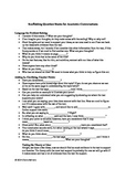 Scaffolding Question Stems for Academic Conversations-CCSS