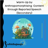 Warm-Up by Anthropomorphising Content through Reported Spe