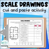 Scale Drawing Blueprint Cut and Paste Activity