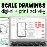 Scale Drawing Blueprint DIGITAL Activity for Google Drive 