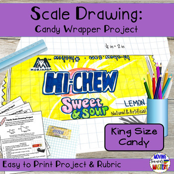 Preview of Scale Drawing: Dilating a Candy Wrapper Project