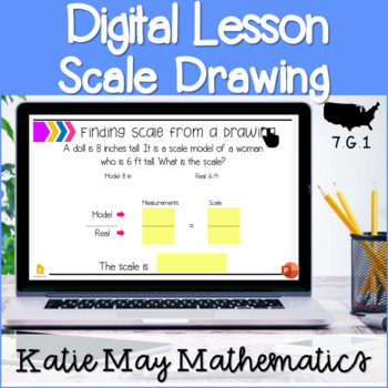 Preview of Scale Drawing |  Interactive Lesson | 7.G.1