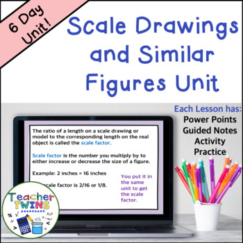 Preview of Scale Drawing, Scale Factor and Similar Figures Unit