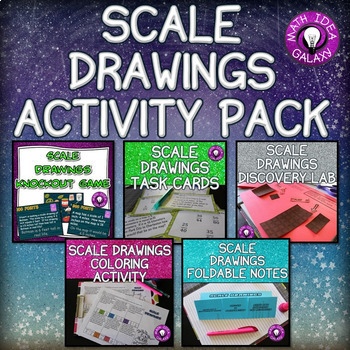 Preview of Scale Drawings Activity Bundle