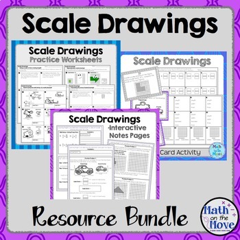 Preview of Scale Drawings - Bundle (7.G.1)