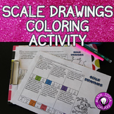 Scale Drawings Coloring Activity