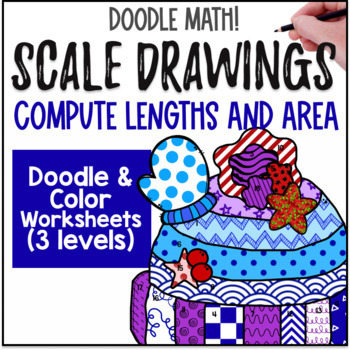 Preview of Scale Drawings | Doodle Math: Twist on Color by Number | Similar Figures