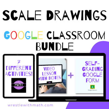 Preview of Scale Drawings Google Form Bundle – Perfect for Google Classroom!