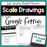 Scale Drawings Google Forms Homework Assignment