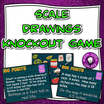 Preview of Scale Drawings Review Game