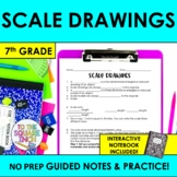Scale Drawings Notes and Practice | Proportions of Geometry