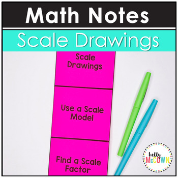 Preview of Scale Drawings Notes | Scale Drawing Activity