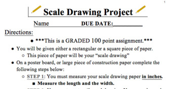 Preview of Scale Drawings Project