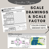 Scale Drawings/ Scale Factor Guided Notes, Homework, and A