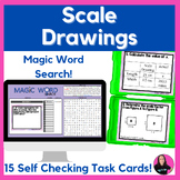 Scale Drawings Task Cards Printable and Digital Activity