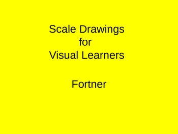 Preview of Scale Drawings for Visual Learners