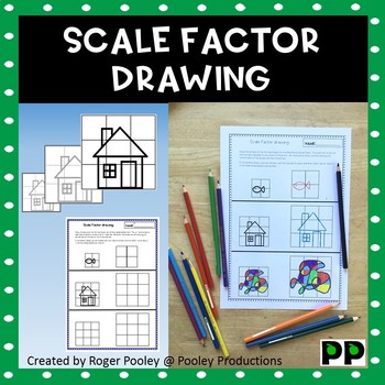 Preview of Scale Factor Drawing, with teacher notes