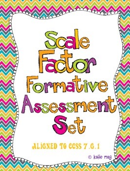 Preview of Scale Factor Formative Assessment Set ~Aligned to 7.G.1