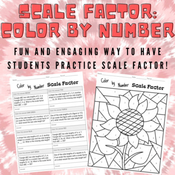 Preview of Scale Factor Review: Color by Number