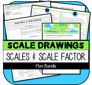 Preview of Scale Factor & Scale Drawings MINI-BUNDLE