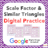 Scale Factor & Similar Triangles DIGITAL Activity (Distanc