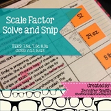 Scale Factor Solve and Snip® Interactive Word Problems