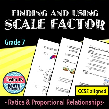 Preview of Scale Factor Worksheet