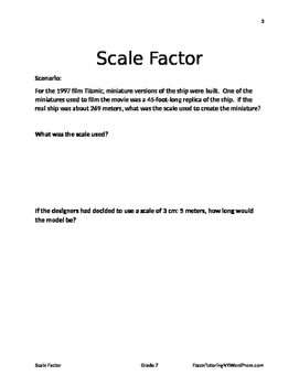 Scale Factor Worksheets by Kimberly Powell | Teachers Pay Teachers