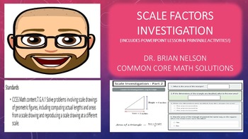 Preview of Scale Factors Investigation (PowerPoint Lesson with Printables!)