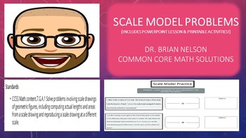 Preview of Scale Model Problems (PowerPoint Lesson with Printables!)