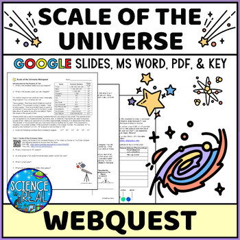 Scale Of The Universe Space Webquest