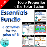 Scale Properties in the Solar System Essentials Bundle