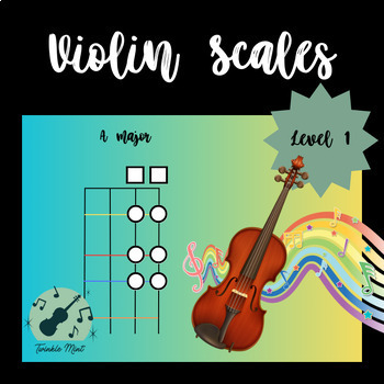 Preview of Scale Star Violin Level 1: First Position Scales