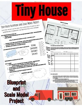 Preview of Scale Tiny House PROJECT - Blueprint and Scale Model