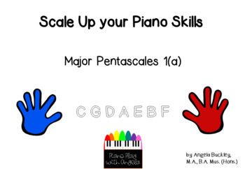 Preview of Scale Up Your Piano Skills! Pentascales 1(a) C G D A E B F major
