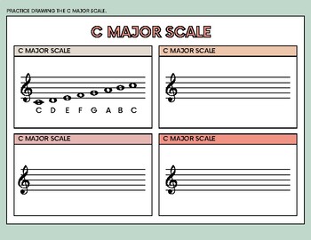 Preview of Scale and Key Signature Worksheets