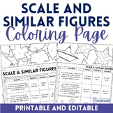 Scale and Similar Figures Coloring Worksheet