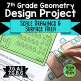 Scale and Surface Area Project for 7th Grade Math